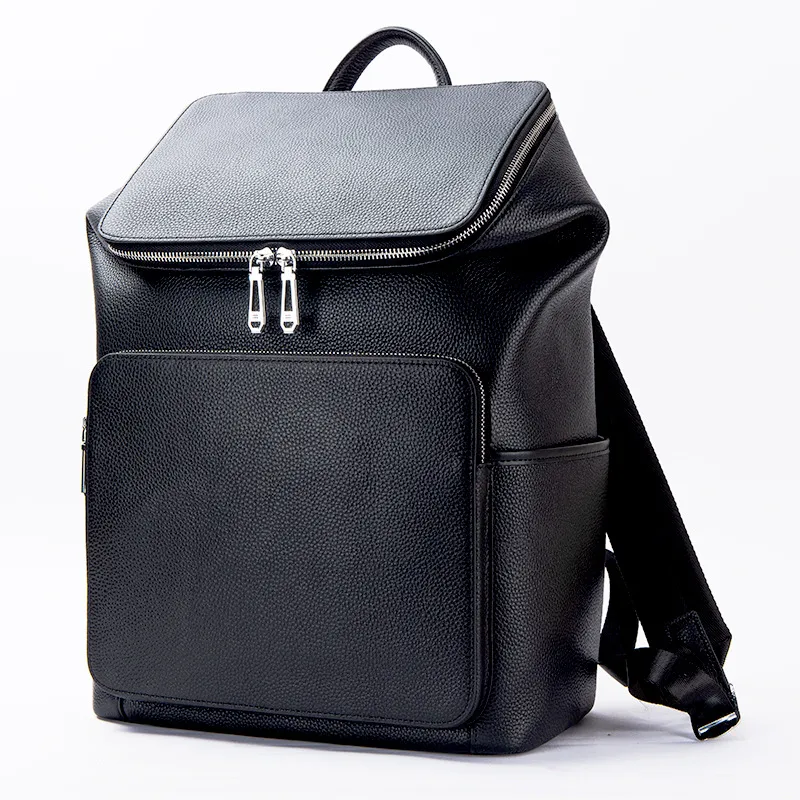 Leather Work Rucksack Mens - Genuine Leather Men Backpack 15 Inch