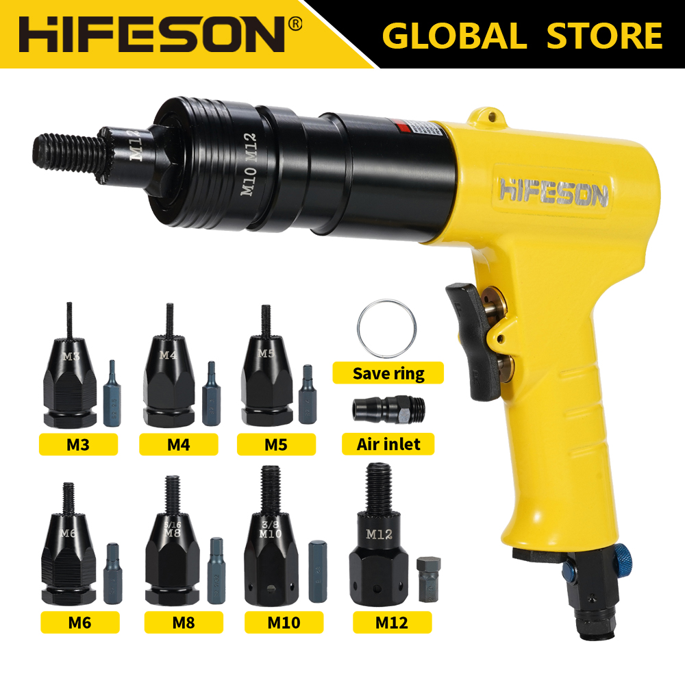 Pneumatic Air Rivet Nut Guns I - đánh giá và giá Rivet Setter Tool
