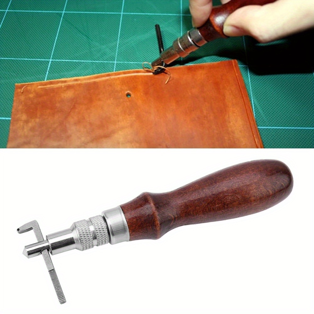 1PC Adjustable Leather Edge St - đánh giá và giá Groover Stitching Tool