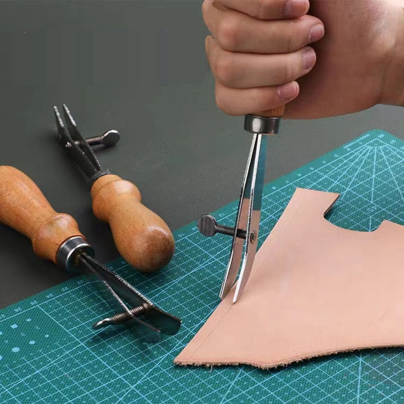 Adjustable Leather Edge Crease - đánh giá và giá Groover Stitching Tool
