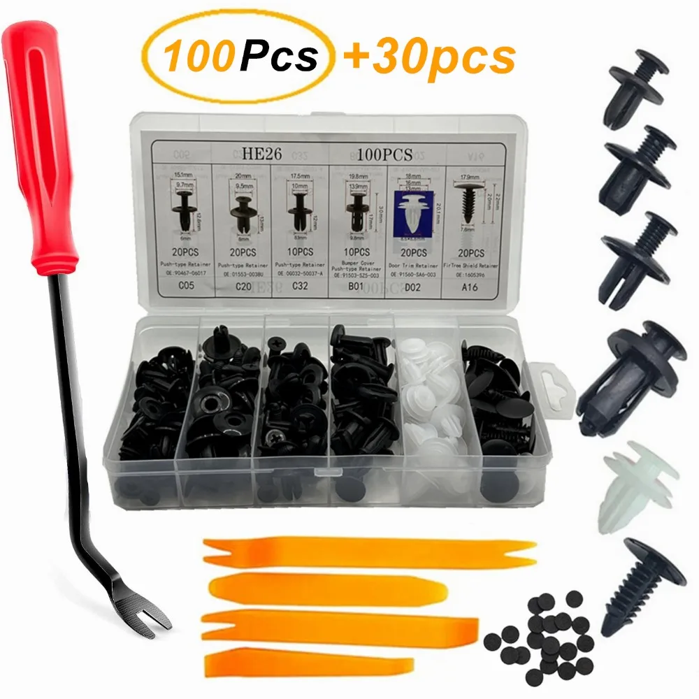New 100pcs Car Plastic Clips F - đánh giá và giá Rivet Setter Tool