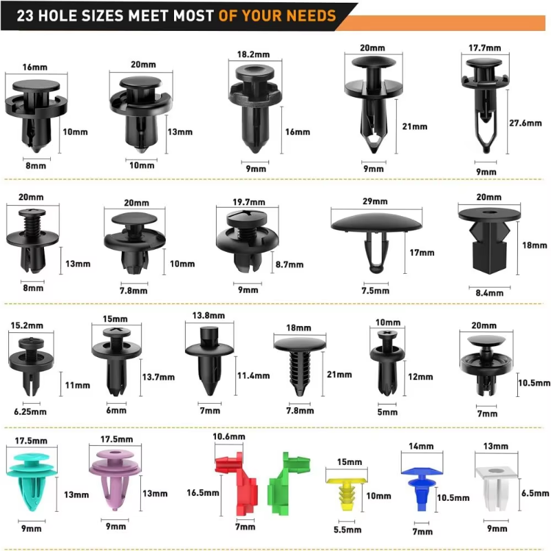 Auto Fastener Clips 680Pcs Car - đánh giá và giá Rivet Setter Tool