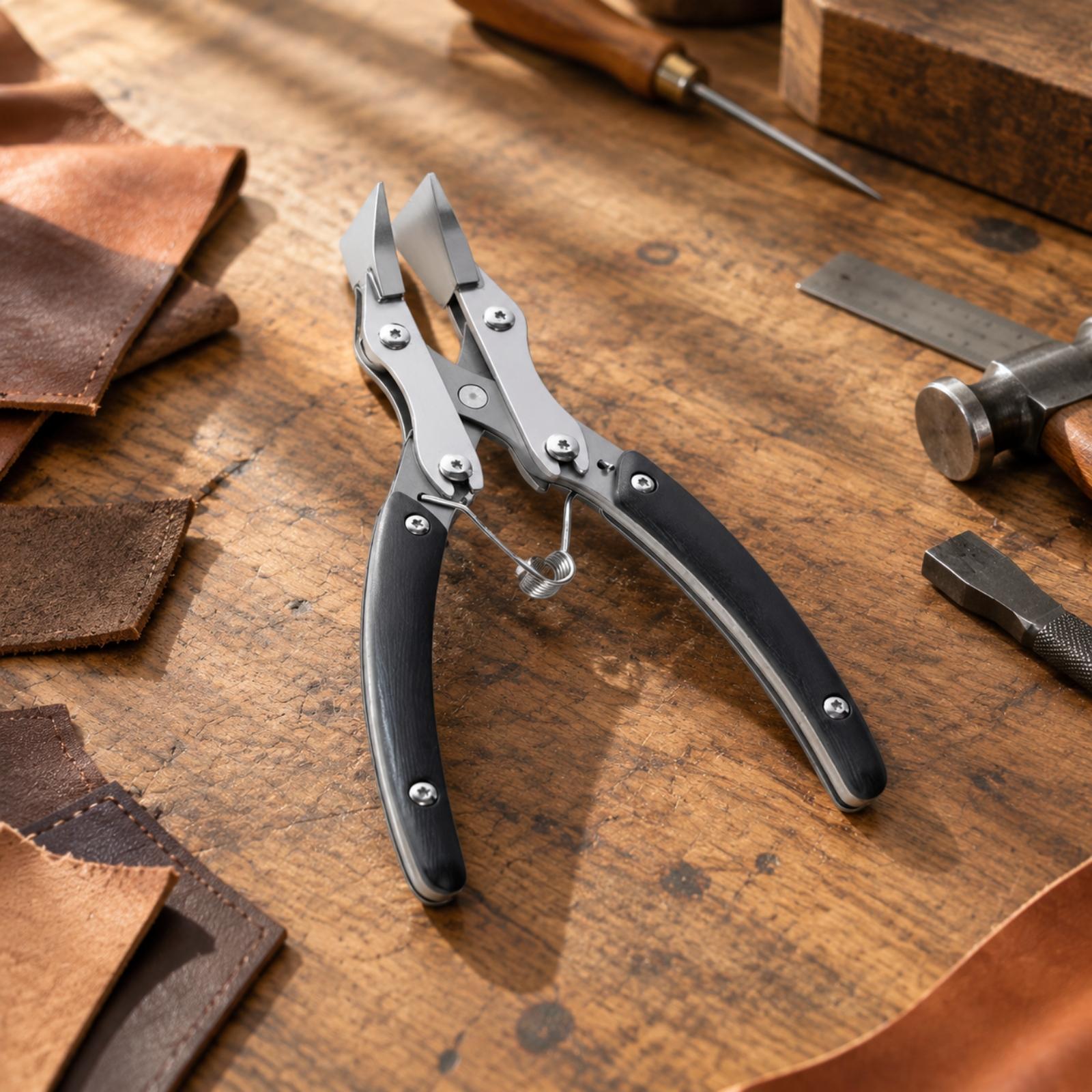 Flat Nose Pliers Leather Craft - đánh giá và giá Leatherwork Hand Press