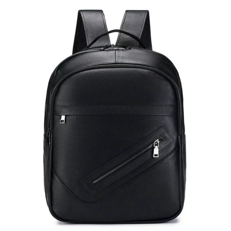 Black Genuine Leather Laptop B - đánh giá và giá Leather Work Rucksack Mens