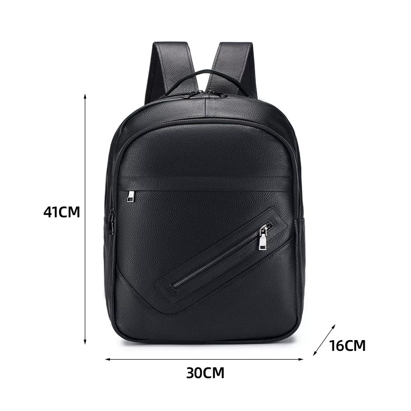 Black Genuine Leather Laptop B - đánh giá và giá Leather Work Rucksack Mens