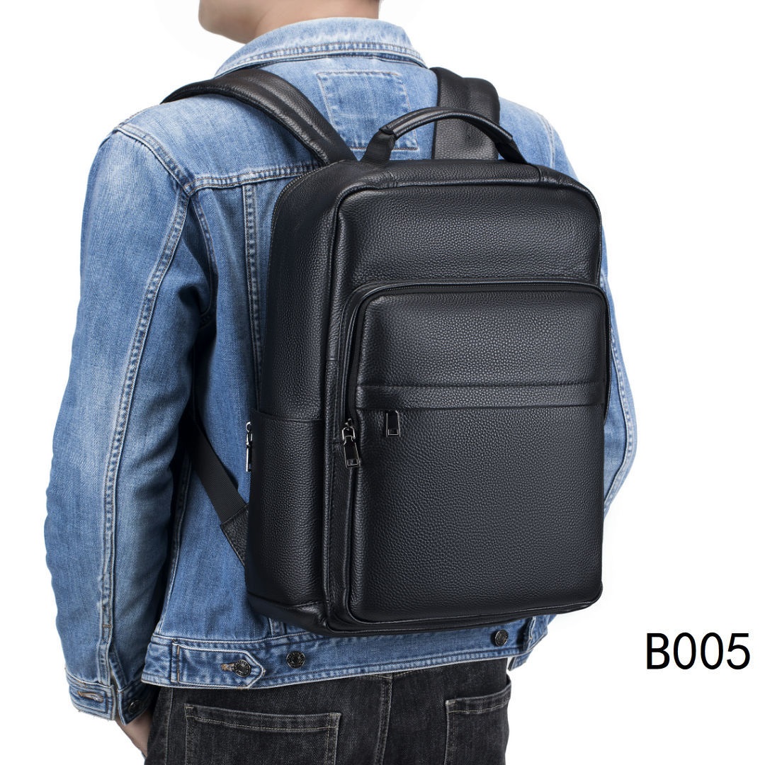 Man Genuine Leather Travel Bac - đánh giá và giá Leather Work Rucksack Mens