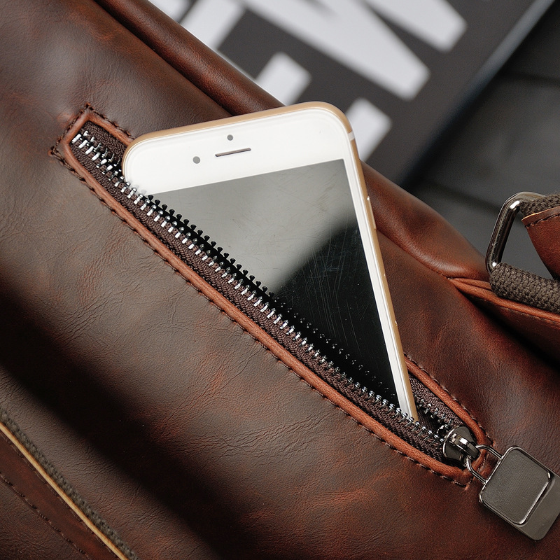 Men Vintage Leather Backpack 1 - đánh giá và giá Leather Work Rucksack Mens