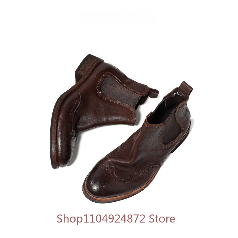 Vintage Brogue Chelsea Boots M - đánh giá và giá Leatherwork Designs
