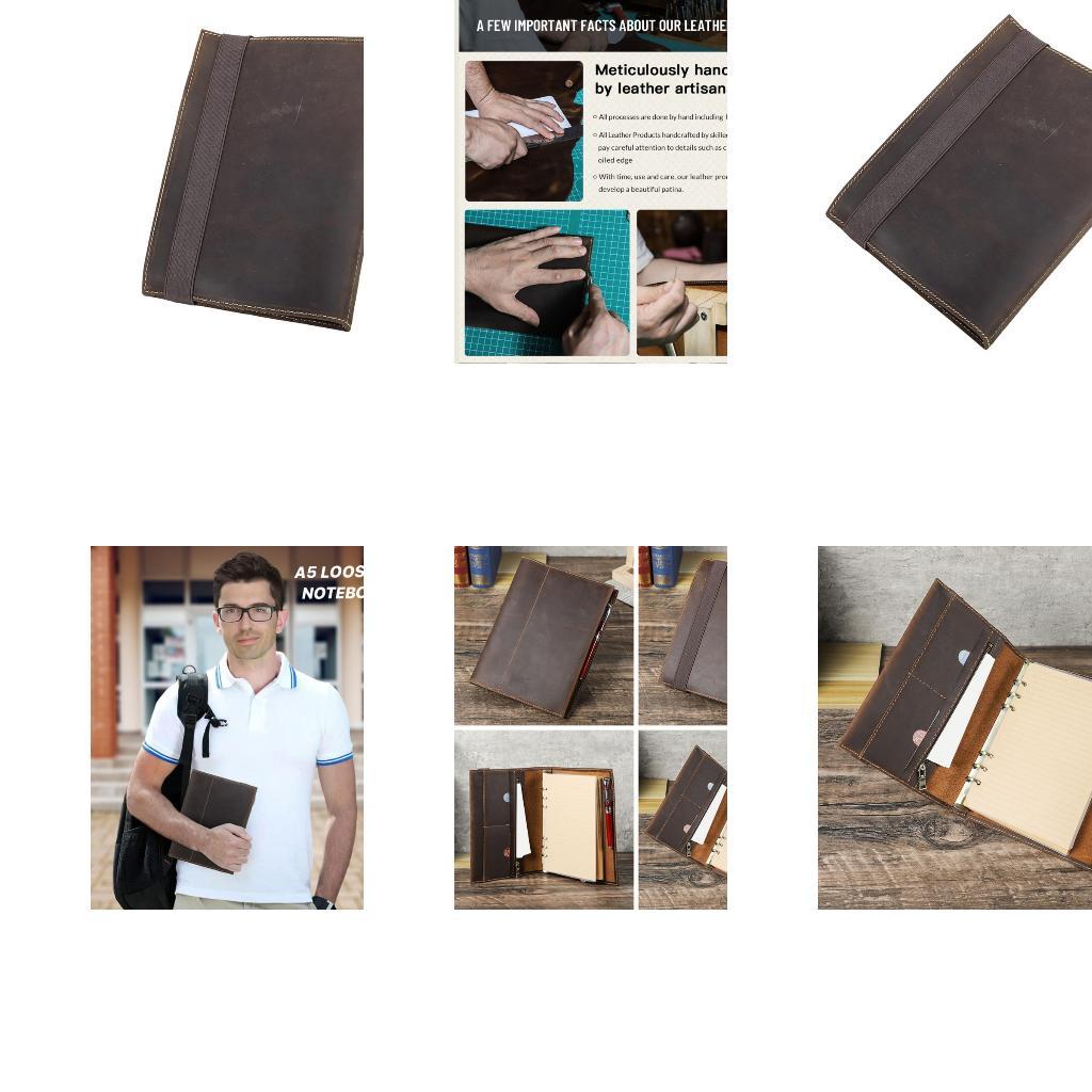 Nhật ký da dành cho trường học - đánh giá và giá Leather Work Diary Covers