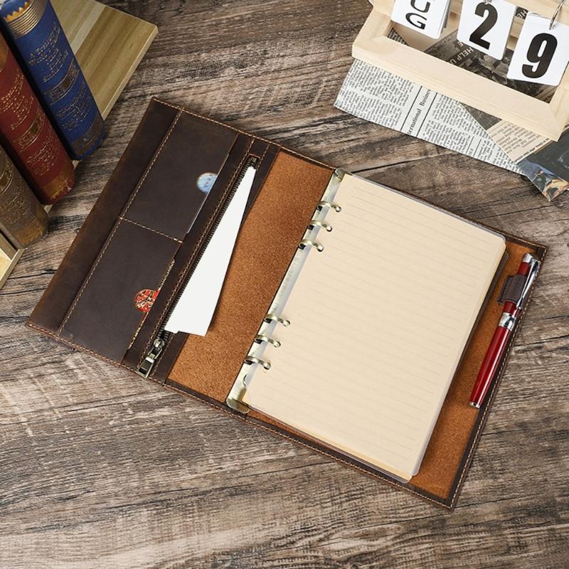 Nhật ký da dành cho trường học - đánh giá và giá Leather Work Diary Covers