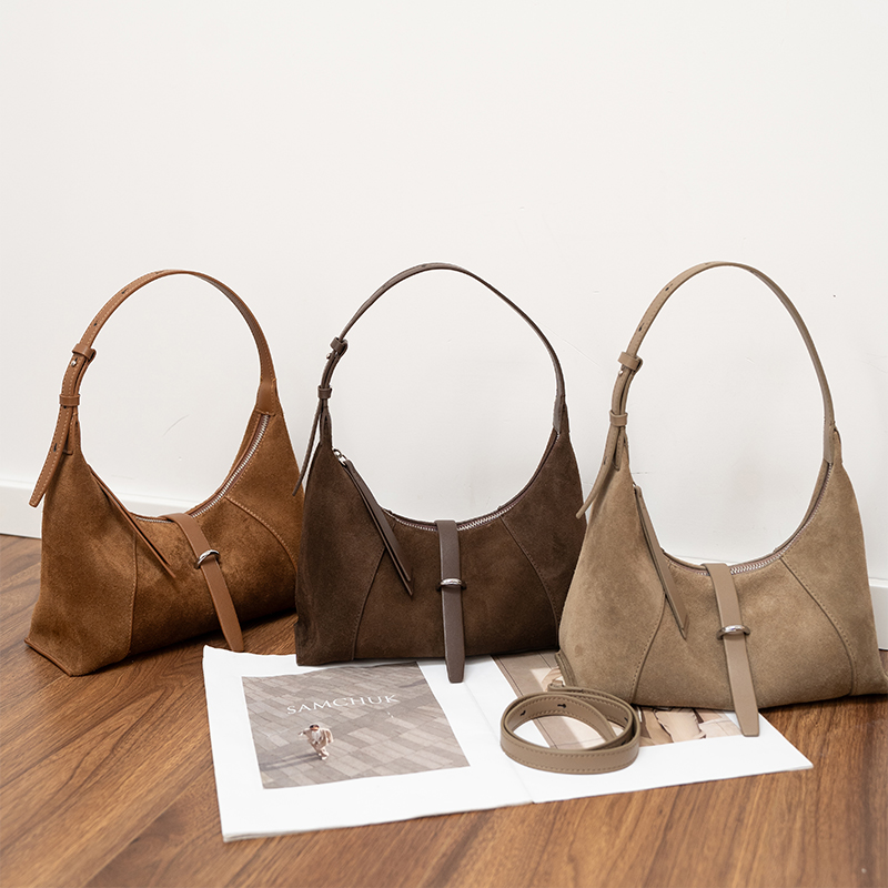 Ladies' suede handbag designer - đánh giá và giá Leatherwork Designs
