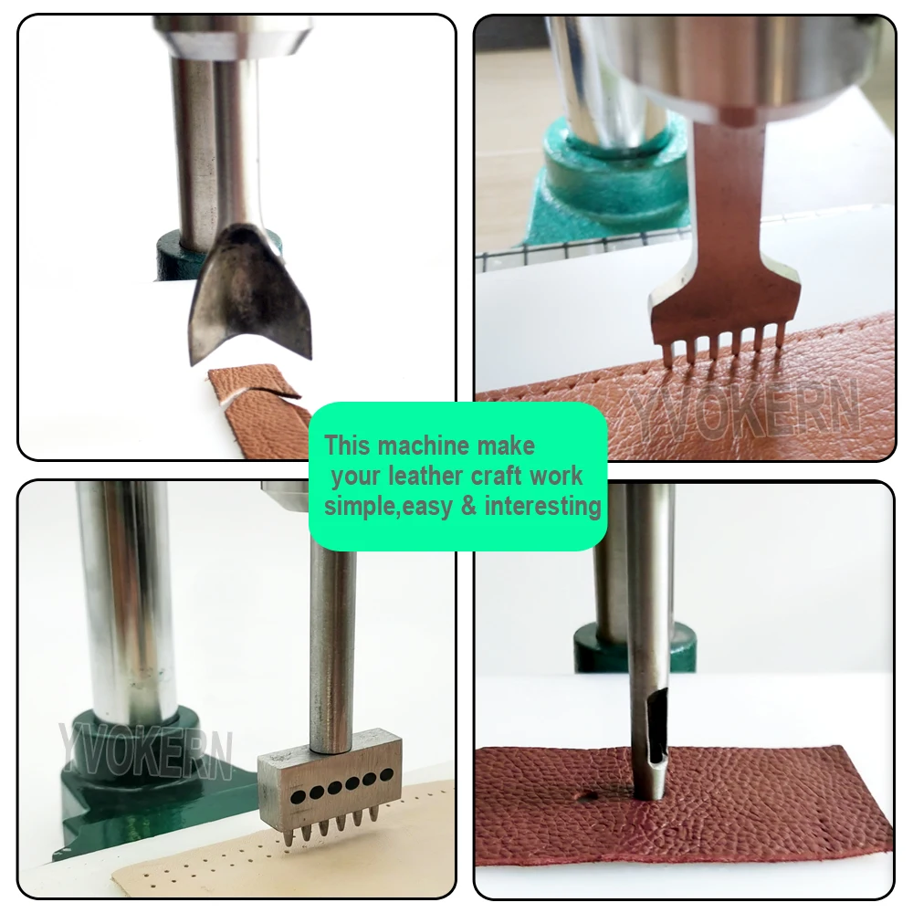 Im Lặng Da Puncher Đinh Tán Bá - đánh giá và giá Leatherwork Hand Press