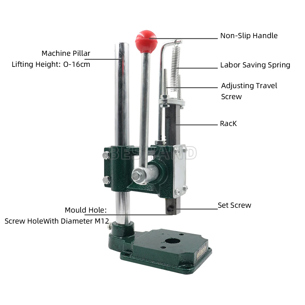 Im Lặng Da Puncher Đinh Tán Bá - đánh giá và giá Leatherwork Hand Press