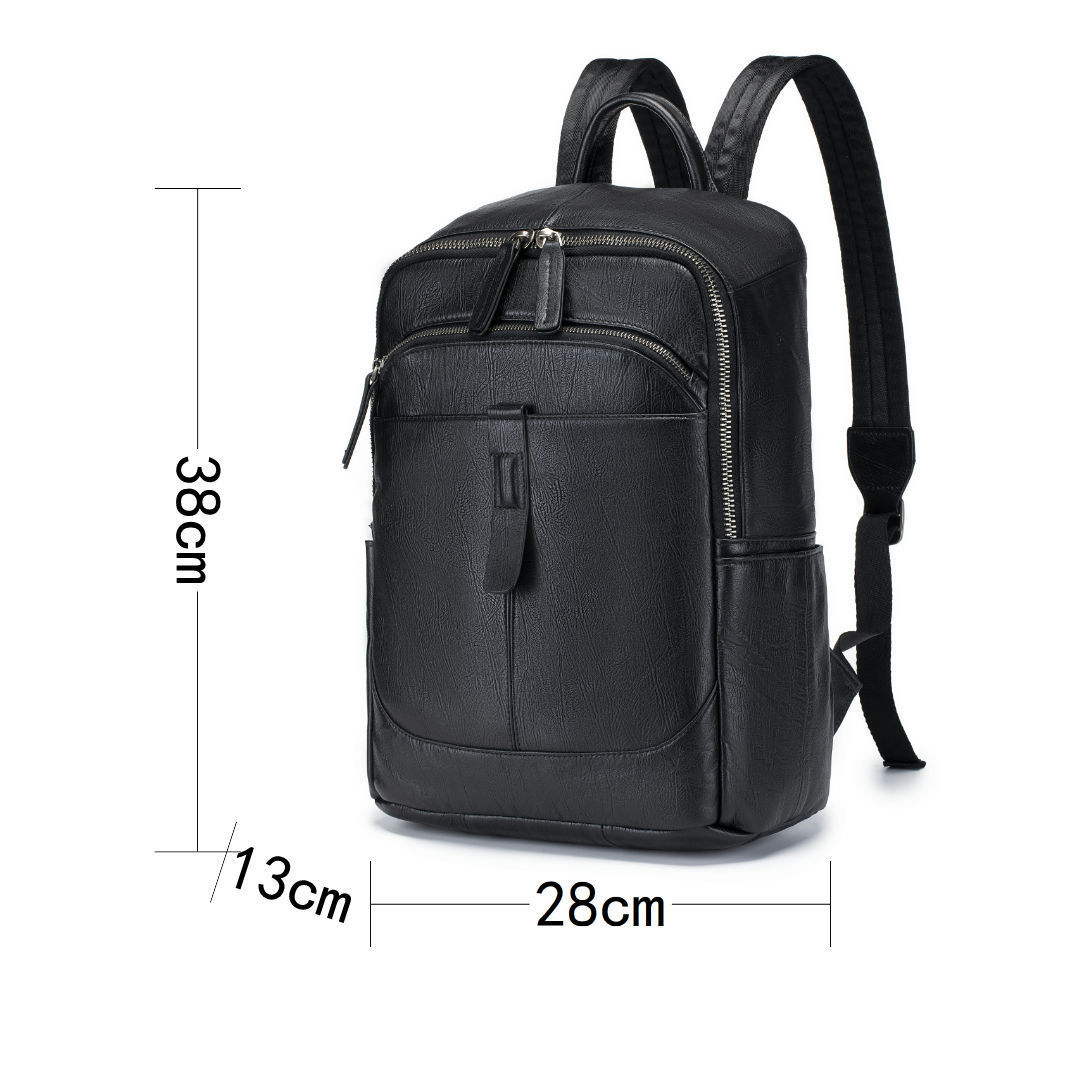 Black Man Genuine Leather Back - đánh giá và giá Leather Work Rucksack Mens