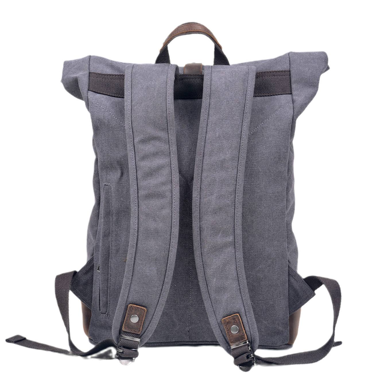 Men’s Waxed‑Canvas Roll‑Top Ru - đánh giá và giá Leather Work Rucksack Mens