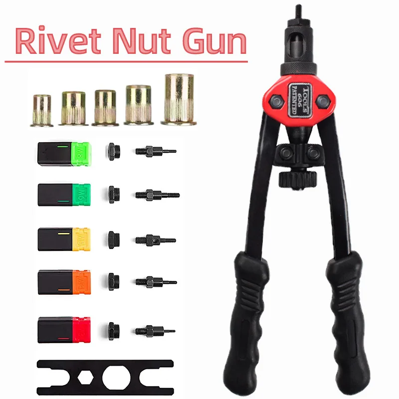 BT-606 Mandrel Rivet Nut Gun,  - đánh giá và giá Rivet Setter Tool