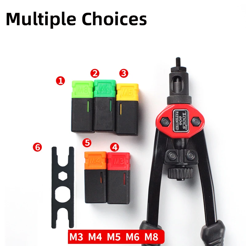BT-606 Mandrel Rivet Nut Gun,  - đánh giá và giá Rivet Setter Tool