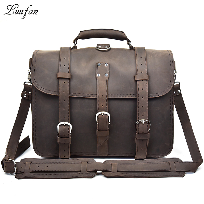 Áo Dày Da Ngựa Laptop Có Túi D - đánh giá và giá Leather Work Rucksack Mens