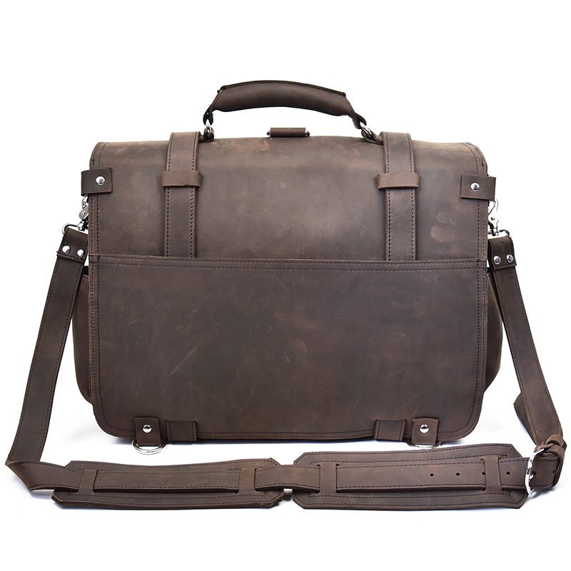 Áo Dày Da Ngựa Laptop Có Túi D - đánh giá và giá Leather Work Rucksack Mens