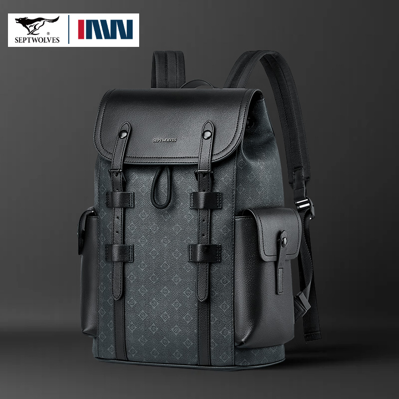 Septwolves High Quality Busine - đánh giá và giá Leather Work Rucksack Mens