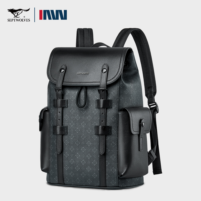 Septwolves High Quality Busine - đánh giá và giá Leather Work Rucksack Mens