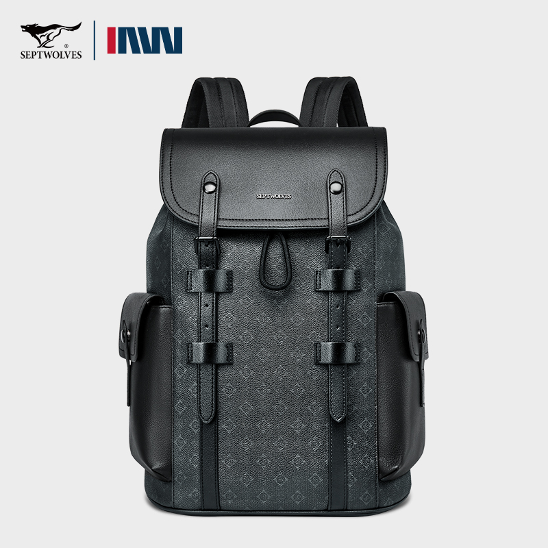 Septwolves High Quality Busine - đánh giá và giá Leather Work Rucksack Mens