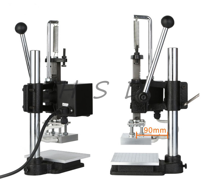 Manual Heat Press Stamping Mac - đánh giá và giá Leatherwork Hand Press