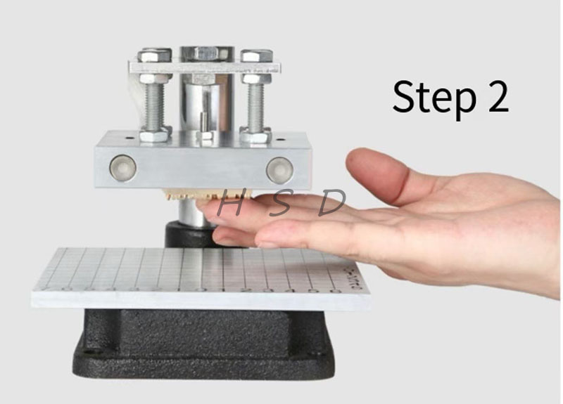 Manual Heat Press Stamping Mac - đánh giá và giá Leatherwork Hand Press