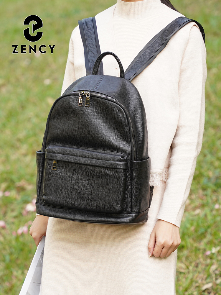 Zency Men Backpack Cow Leather - đánh giá và giá Leather Work Rucksack Mens